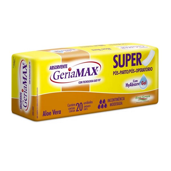 Absorvente Geriátrico GeriaMax 20un