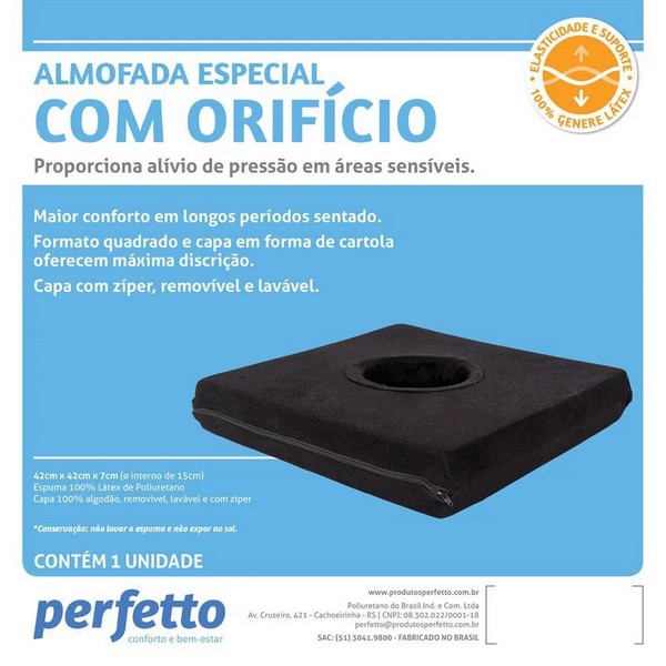 Almofada Especial Conforto com Orifício