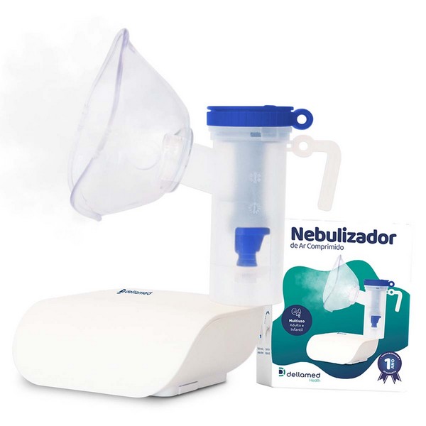 Inalador Nebulizador Compressor Compacto - Dellamed