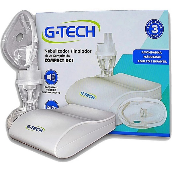 Inalador Nebulizador Compact DC1 - G-Tech