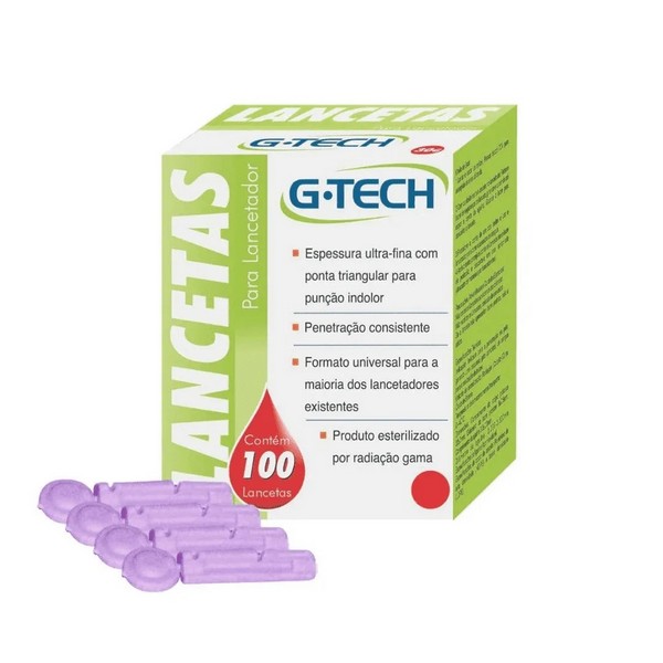 Lanceta Para Lancetador 100un G-Tech