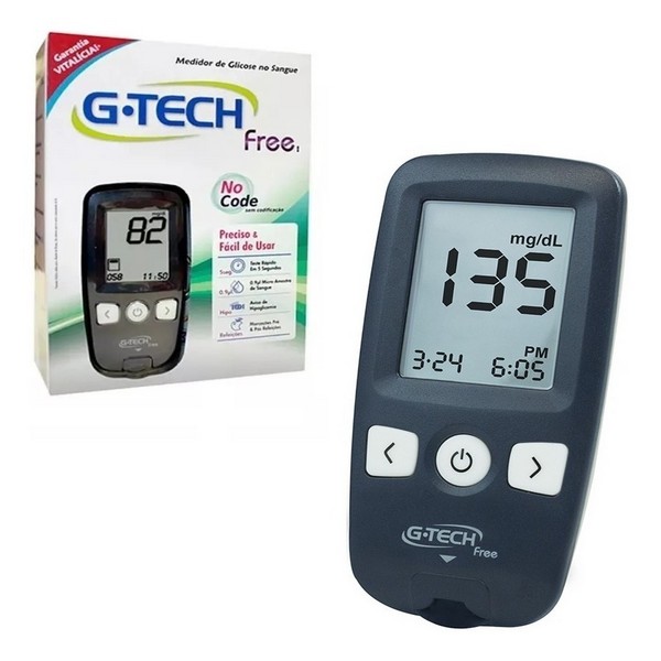 Medidor de Glicemia Free G-Tech