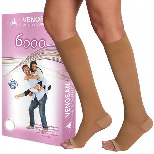 Meia Compressiva 6000 3/4 Venosan