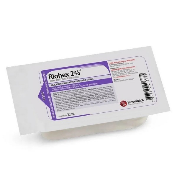 Riohex 2% Escova-Esponja 22ml Rioquímica