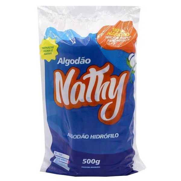 Rolo de Algodão Hidrófilo 500g Nathalya