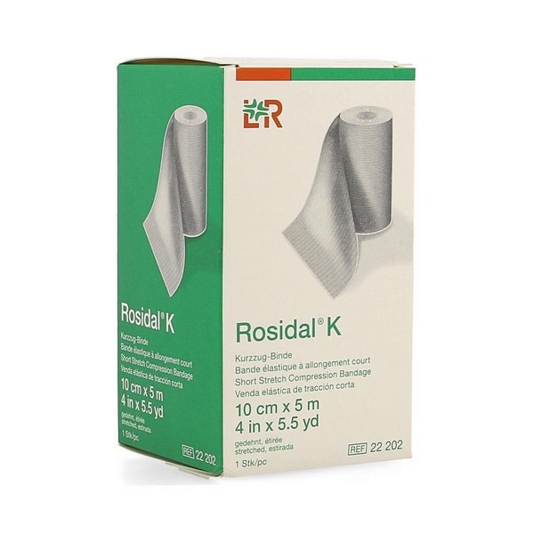 Rosidal K Bandagem de Curto Estiramento e Alta Compressão 10cmx5m