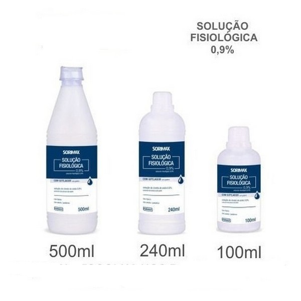 Soro Fisiológico Sorimax 100ml, 240ml, 500ml Farmax