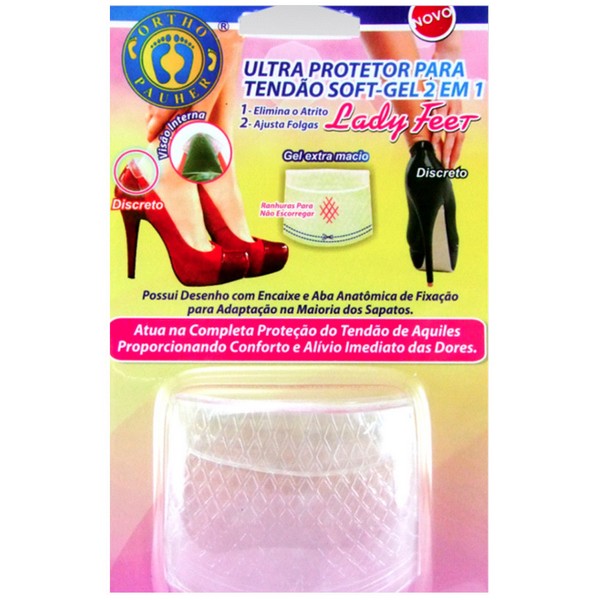 Ultra Protetor Para Tendão Soft-Gel 2 em 1 Lady Feet